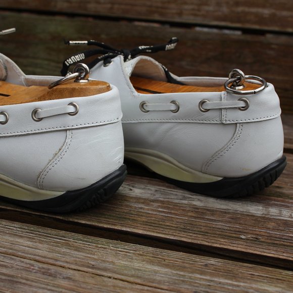Mauri White Crocodile and Calf Driving Shoe, Size 43, made in Italy, EUC - Picture 5 of 12